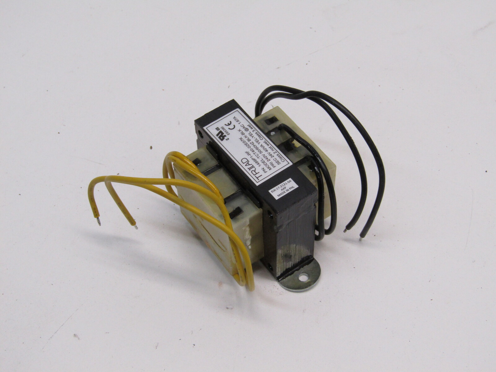 TRANSFORMER 240V  XFMR,240V/24V40VA 50/60